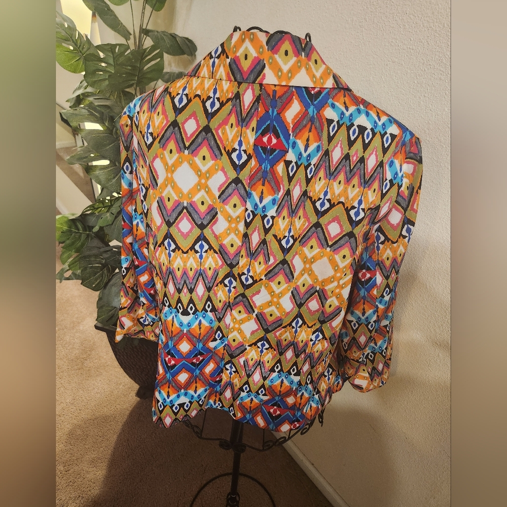 Nicolette Plus Size Single Button Blazer - image 2